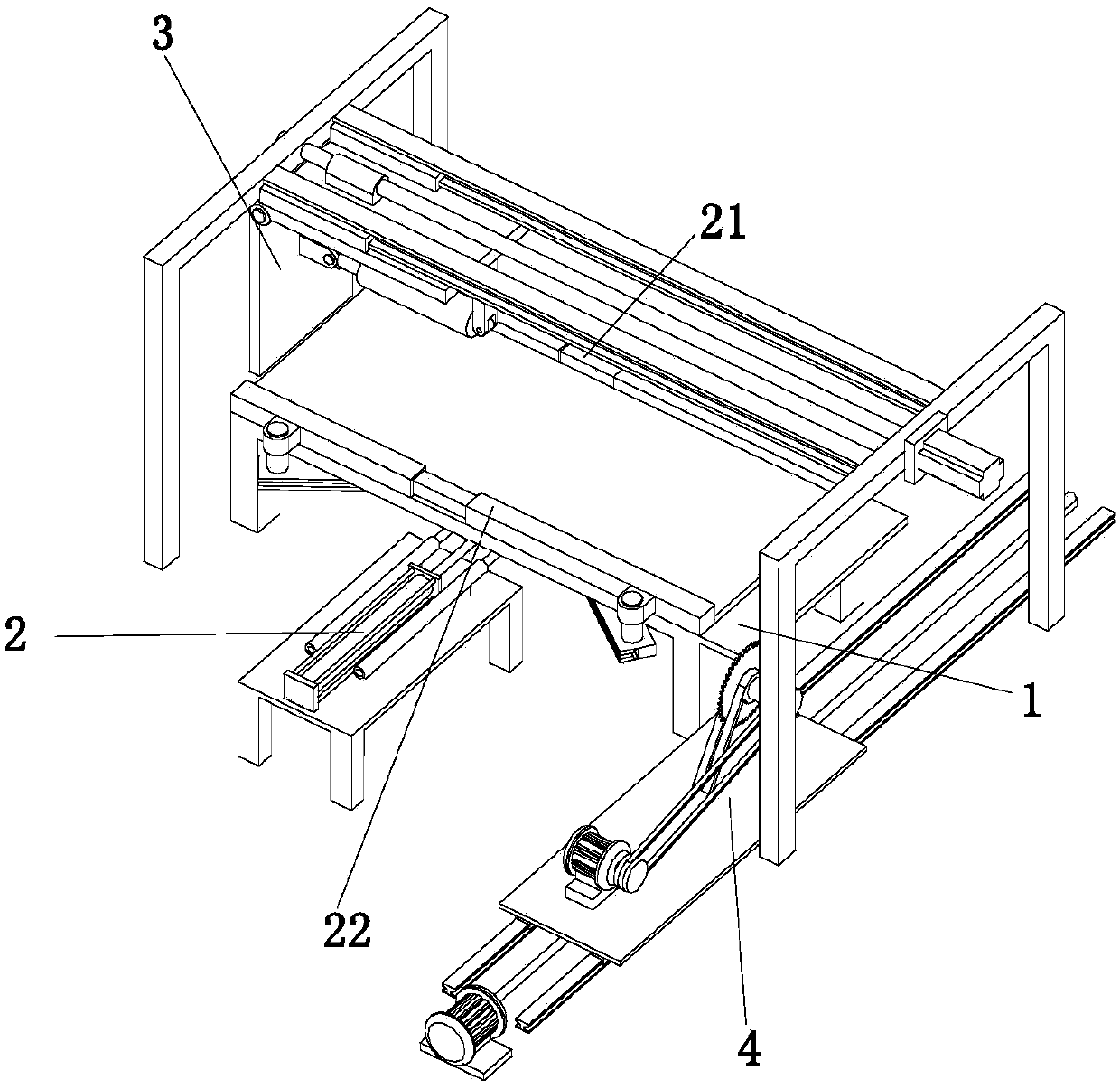 Semi-automatic cutting device for bakelite plate