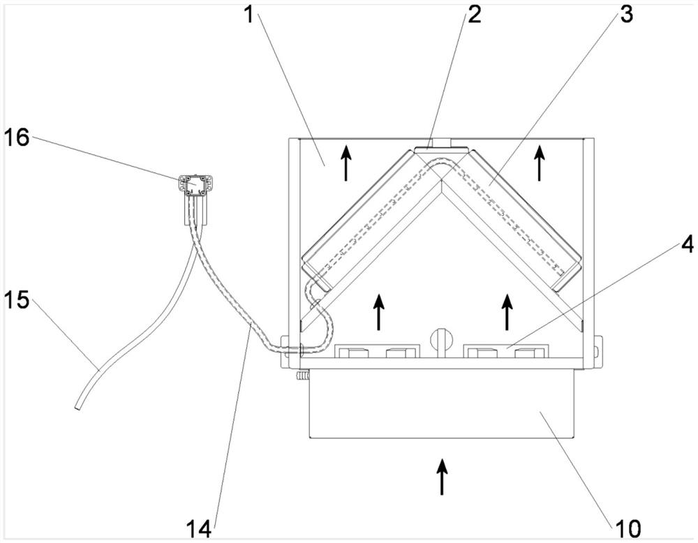 Rack-mounted environment humidity control device