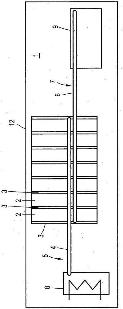 Energy storage arrangement, temperature control unit and motor vehicle