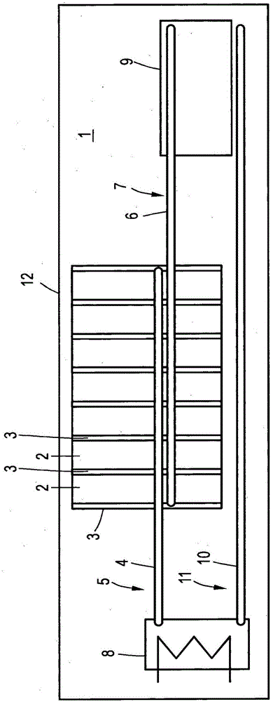 Energy storage arrangement, temperature control unit and motor vehicle