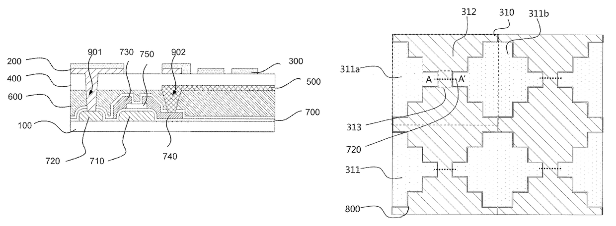 Array substrate, in-cell touch screen and touch display device