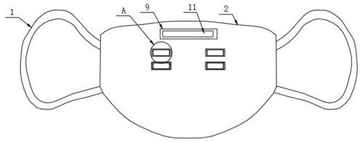 Mask with epidemic prevention function