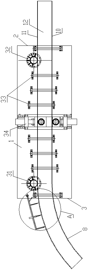 Steel bending processing method