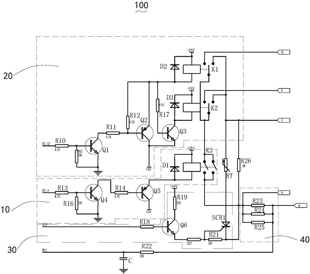 Motor control circuit of garbage processor and operation control method