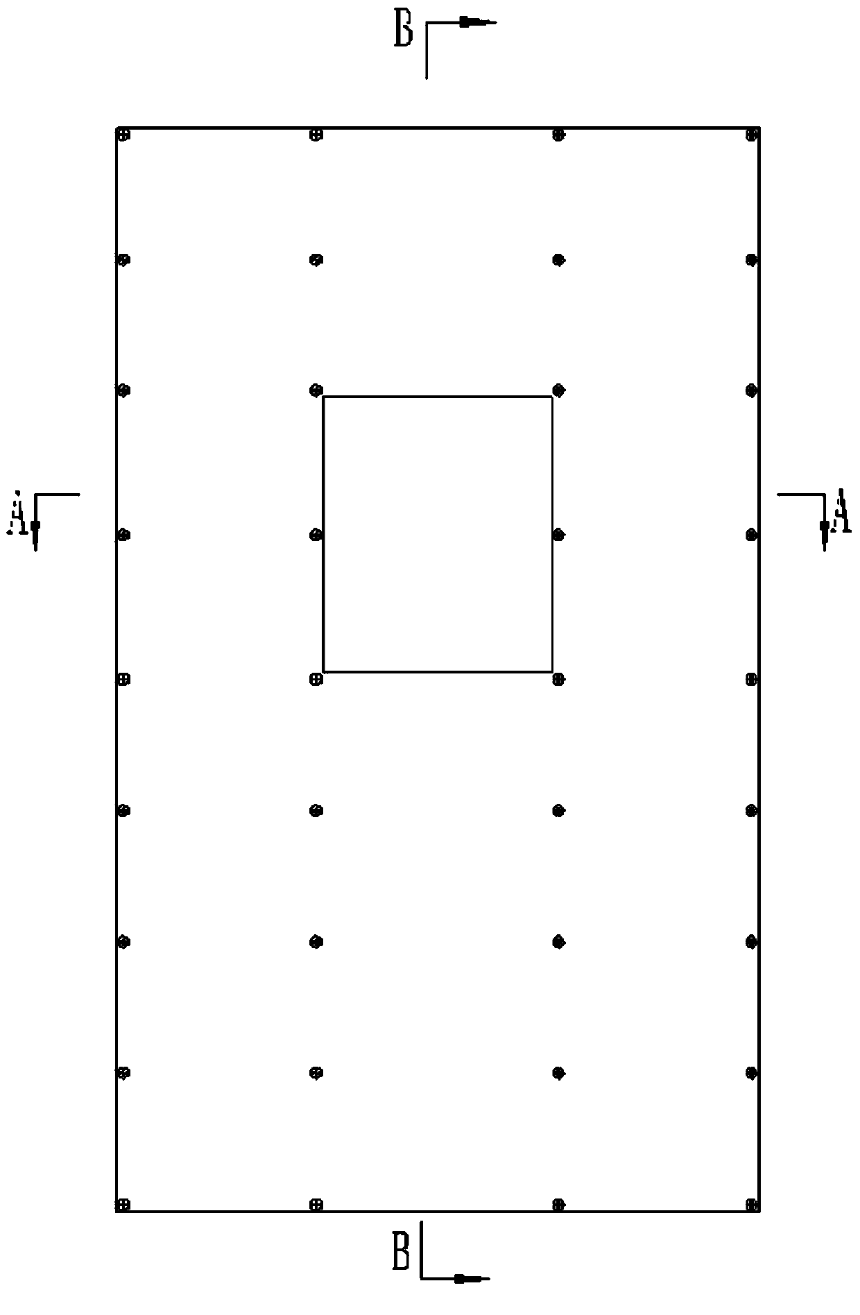 Steel thermal insulation fireproof door