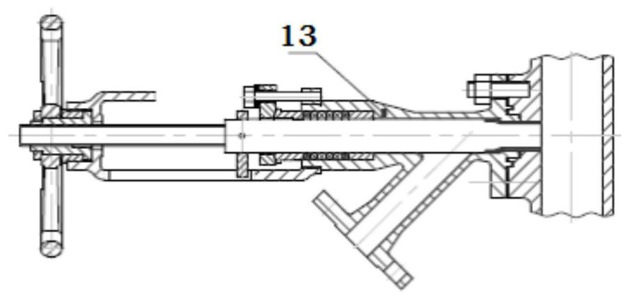 Discharge valve for slurry bed residual oil hydrogenation device