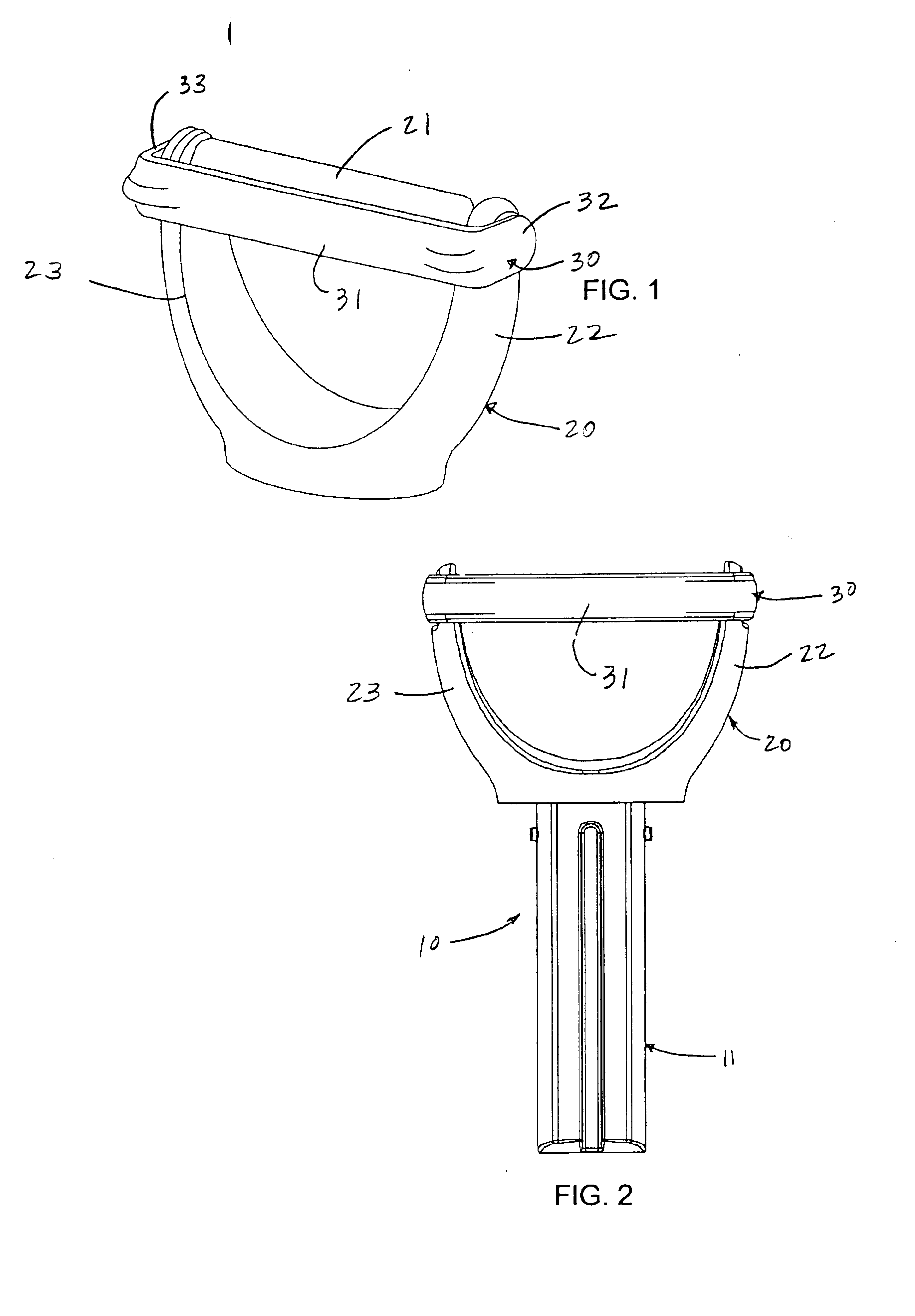 Pivotal guard cover for hand-held kitchen peeler