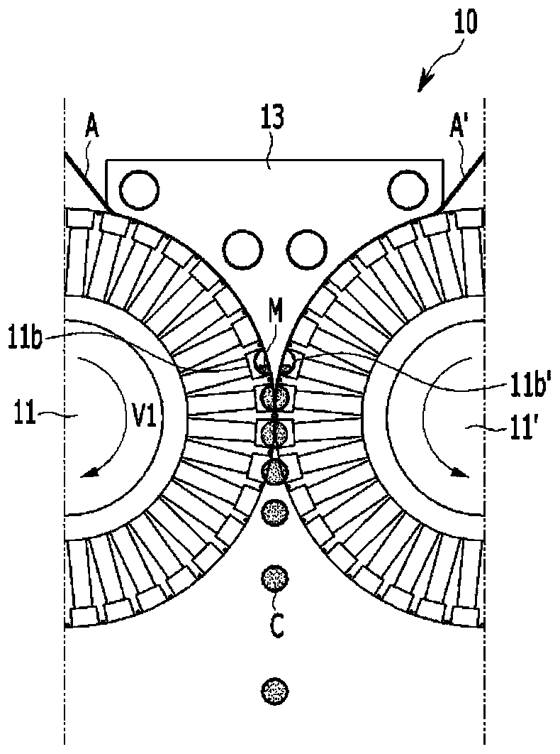 High-speed soft capsule forming machine