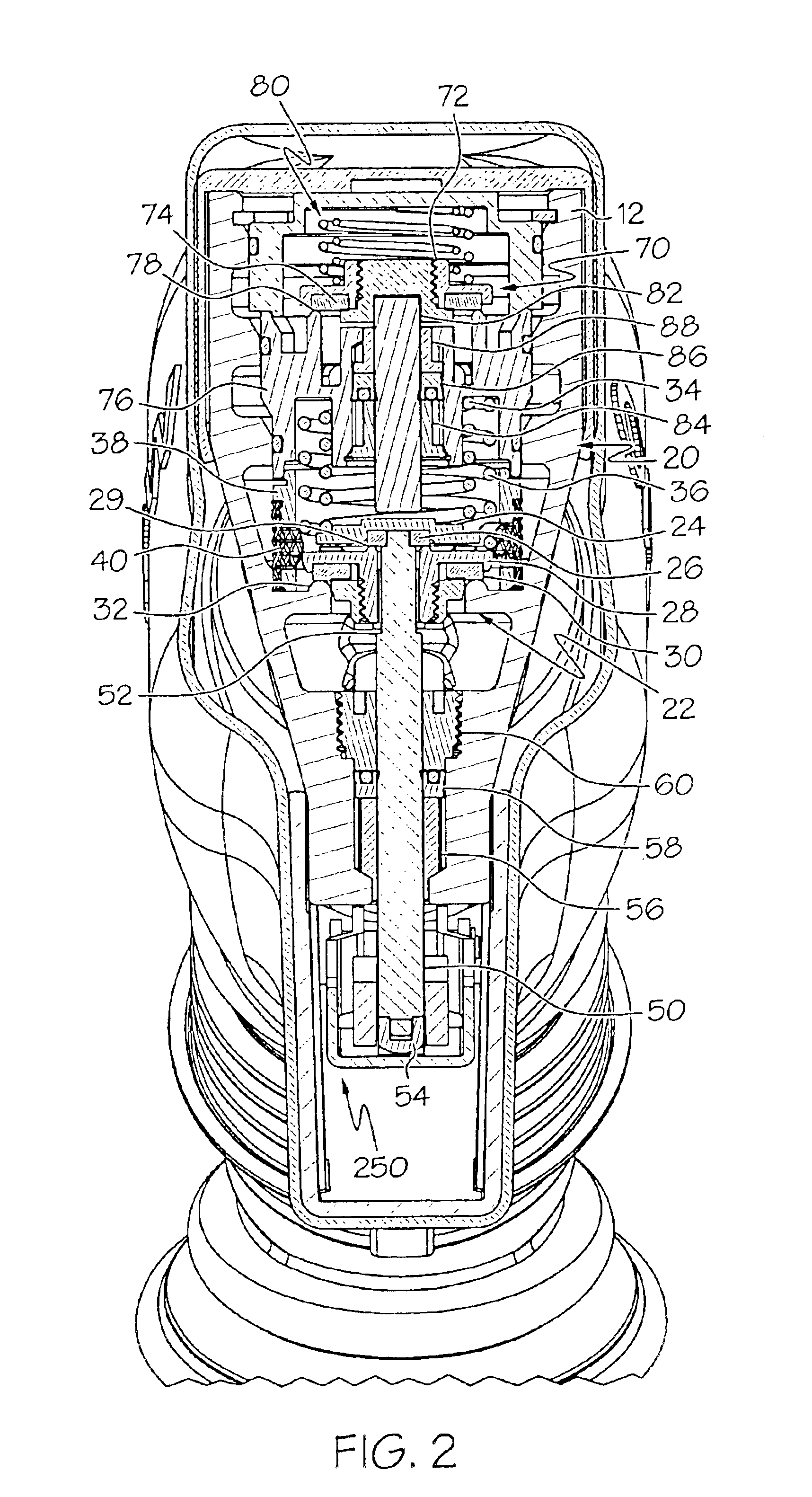 Nozzle including first and second lever portions