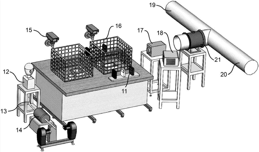 Simulation system and industrial and mining environment dust simulation method