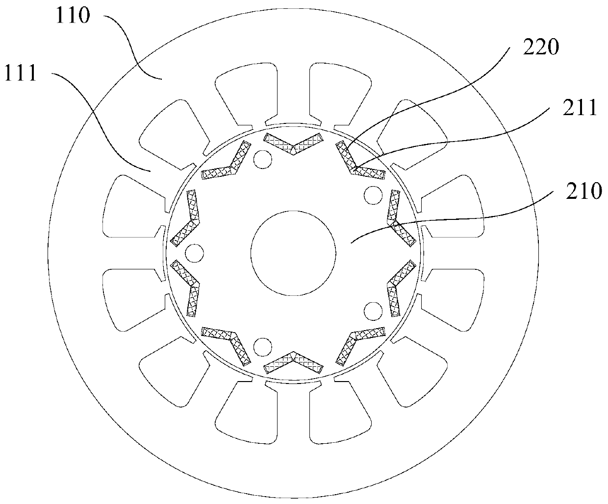 Motor, compressor and refrigeration equipment