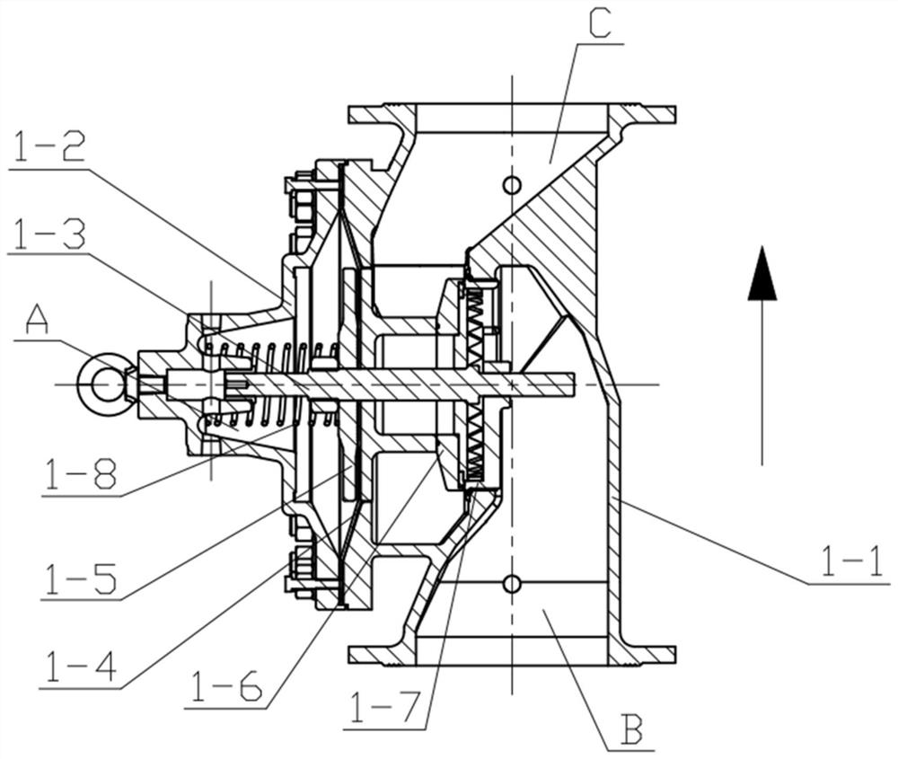 Diaphragm type deluge valve capable of preventing mistaken spraying