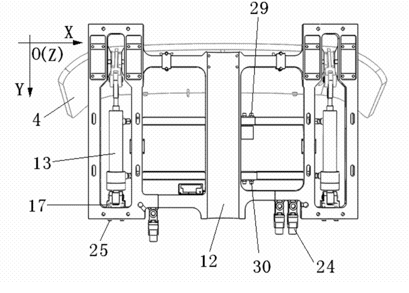 Air-powered braking roof wing device