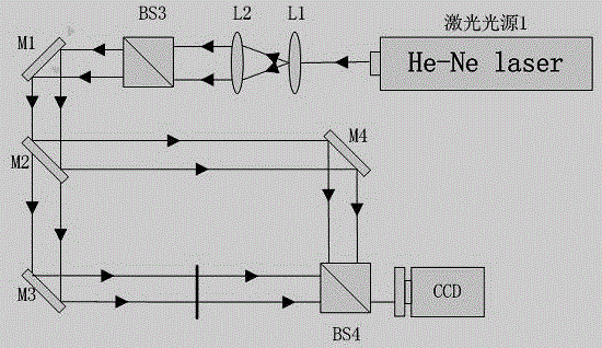 Method for realizing large-phase reconstruction of single digital hologram by adopting intensity transmission equation