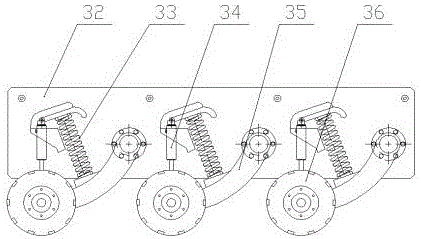 Wireless linkage type all-directional walking lifting platform transporter