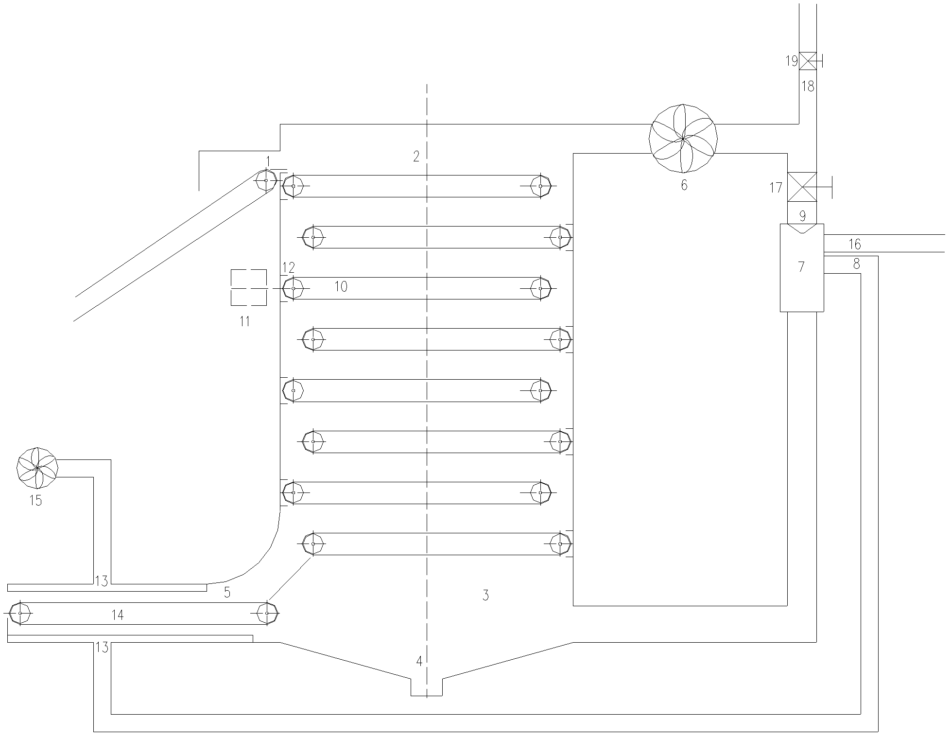 Preparation device of charcoal with biomass as raw material