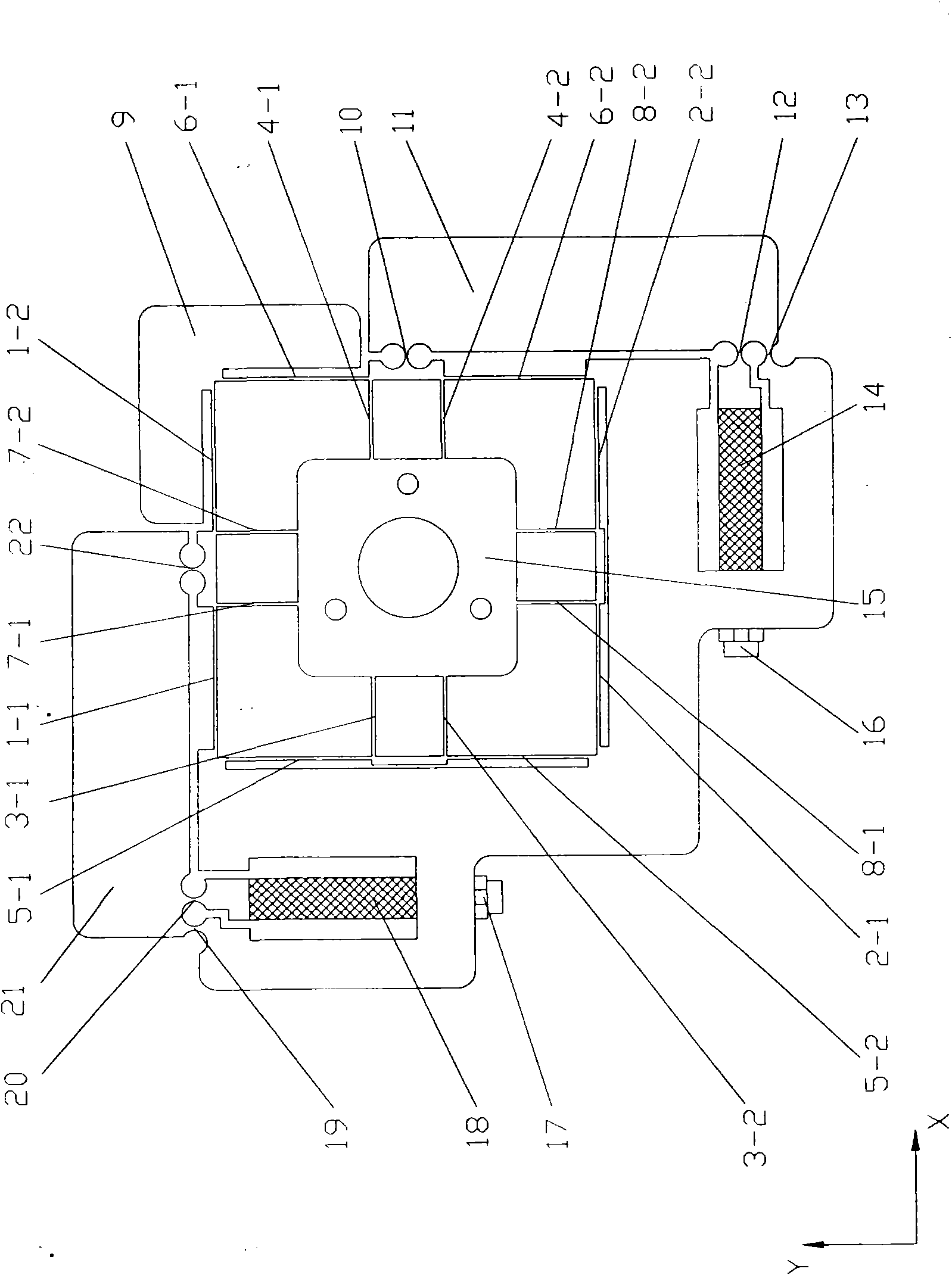 Two-degree-of-freedom micro-positioning platform