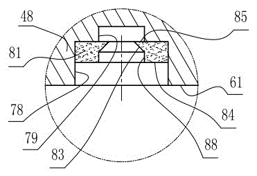 Circular-slide-way aluminum oxide medical four-side same-plane measuring rule