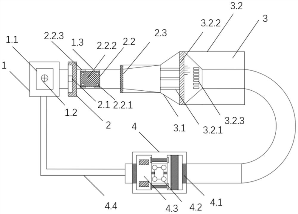 Test simulation system and test simulation method for reservoir sand peak scheduling