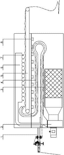 A device for cleaning fluff on the surface of fabric