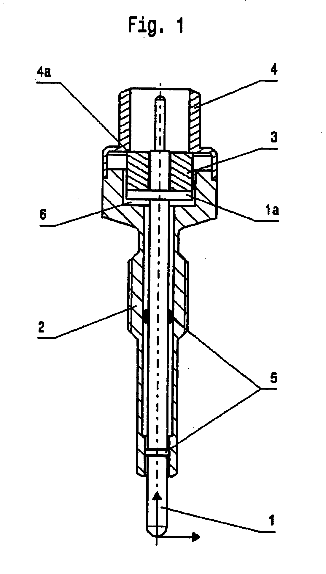 Pressure gauge glow plug