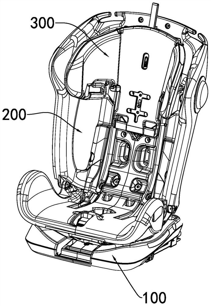 Headrest assembly and child safety seat