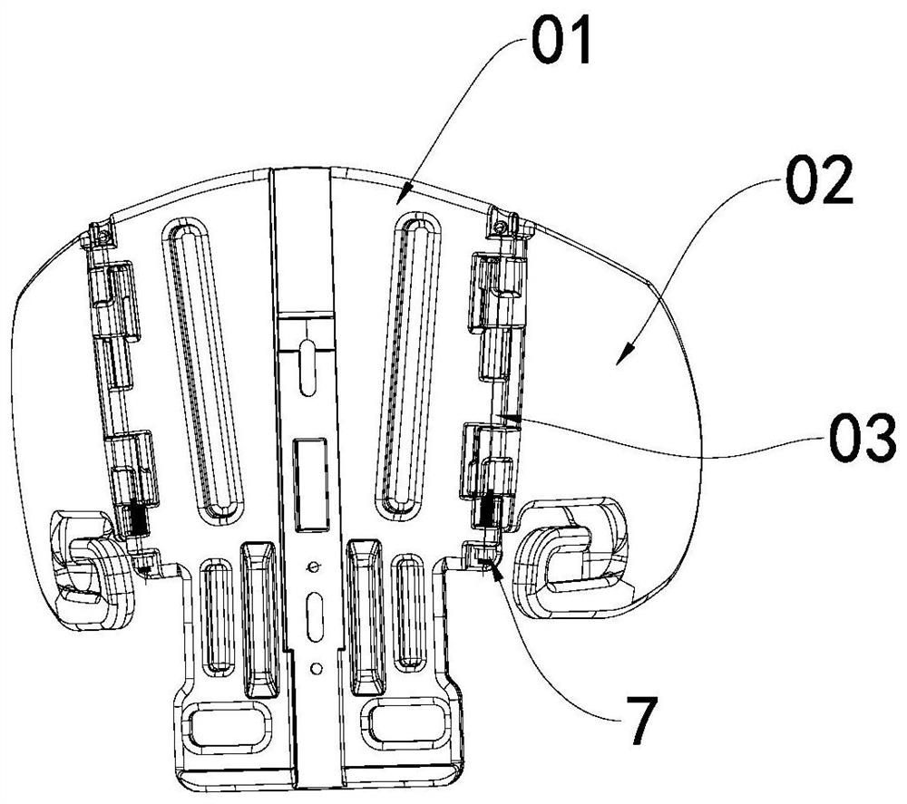 Headrest assembly and child safety seat