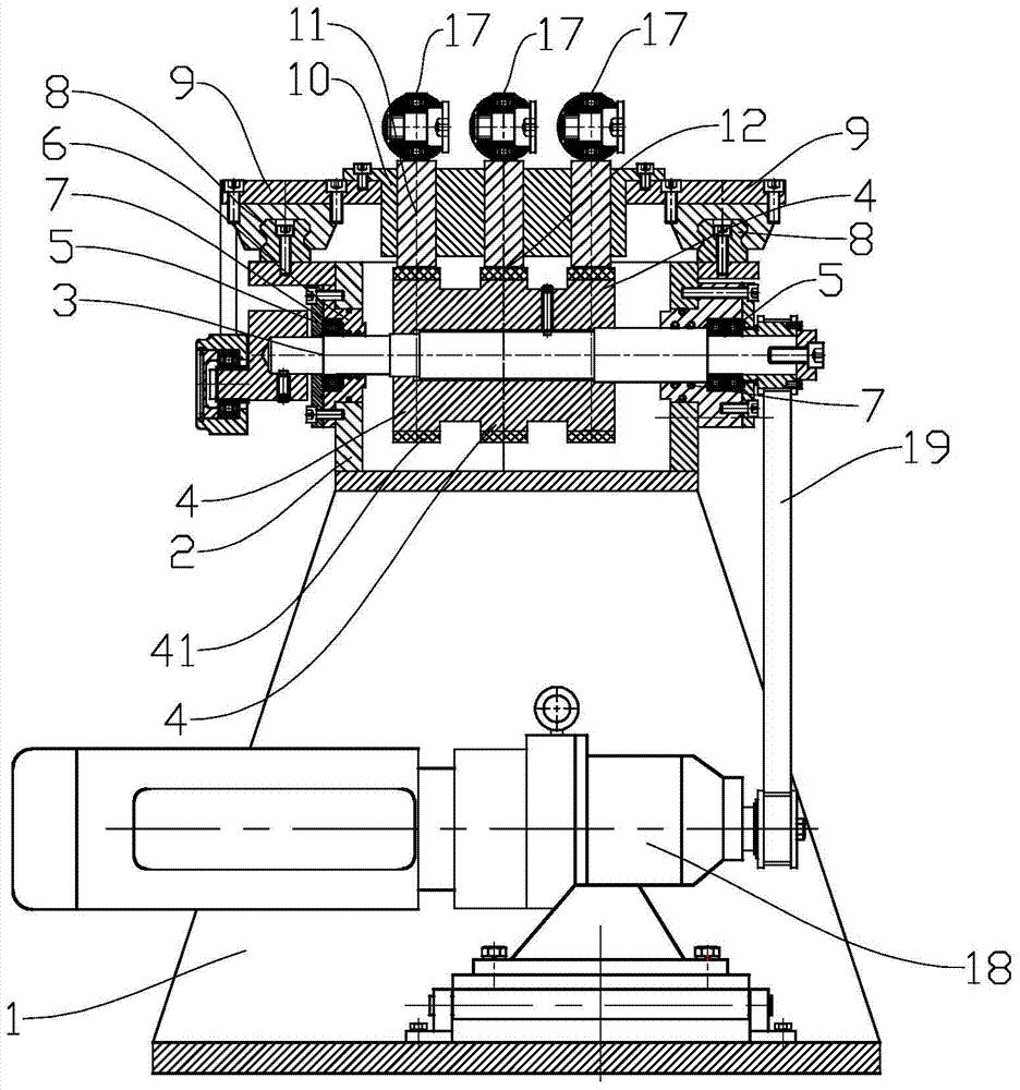 A friction test device and test method for screw drilling tool rotor coating