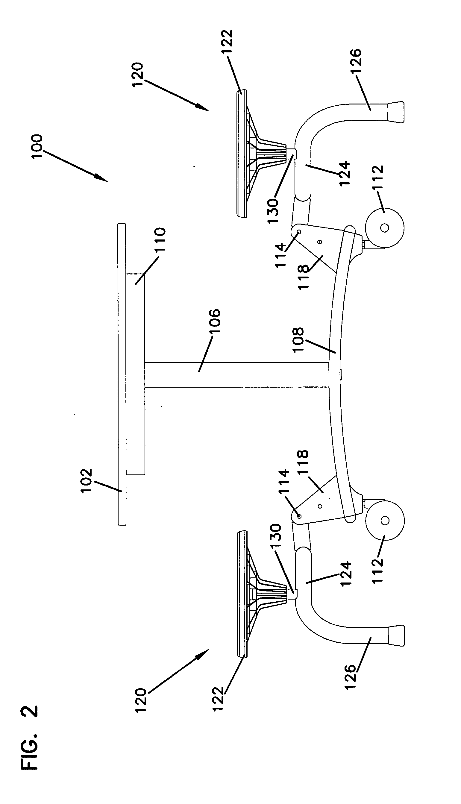 Table and seating arrangement