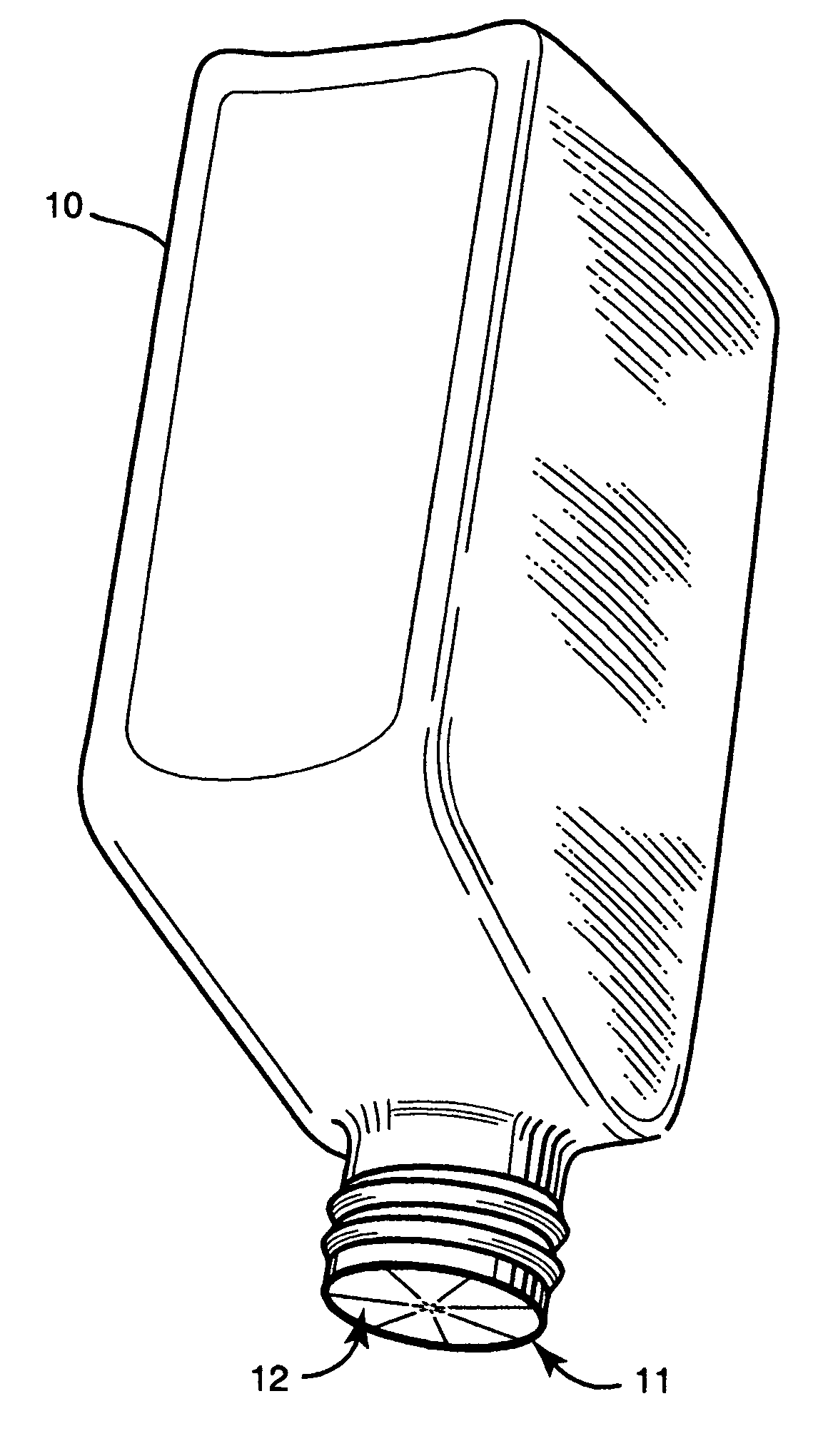 Breathable rupturable closure for a flexible container