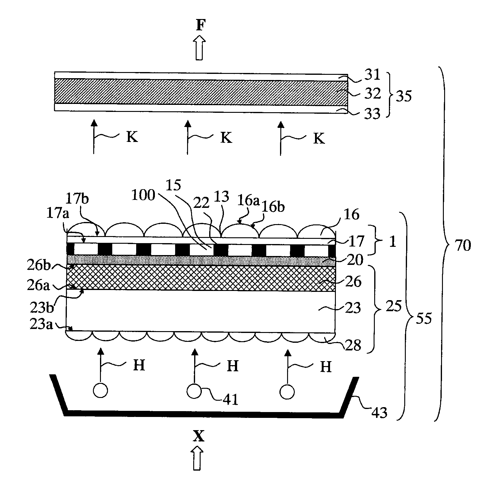 Optical device, uniform illumination device, optical sheet, backlight unit, and display unit