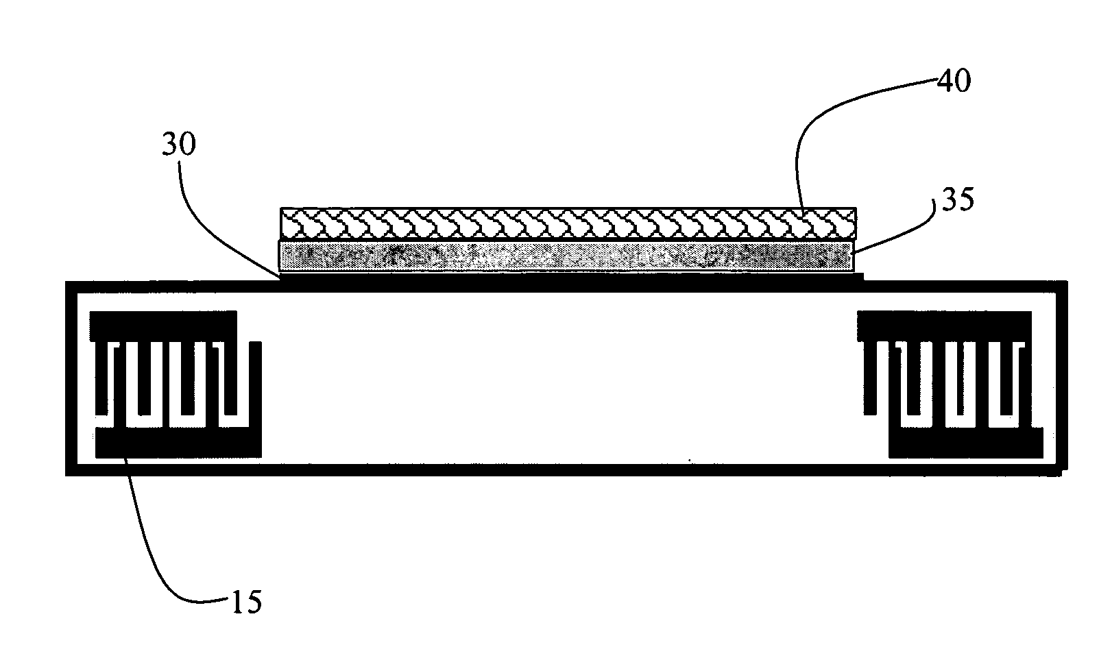 Surface acoustic wave hydrogen sensor