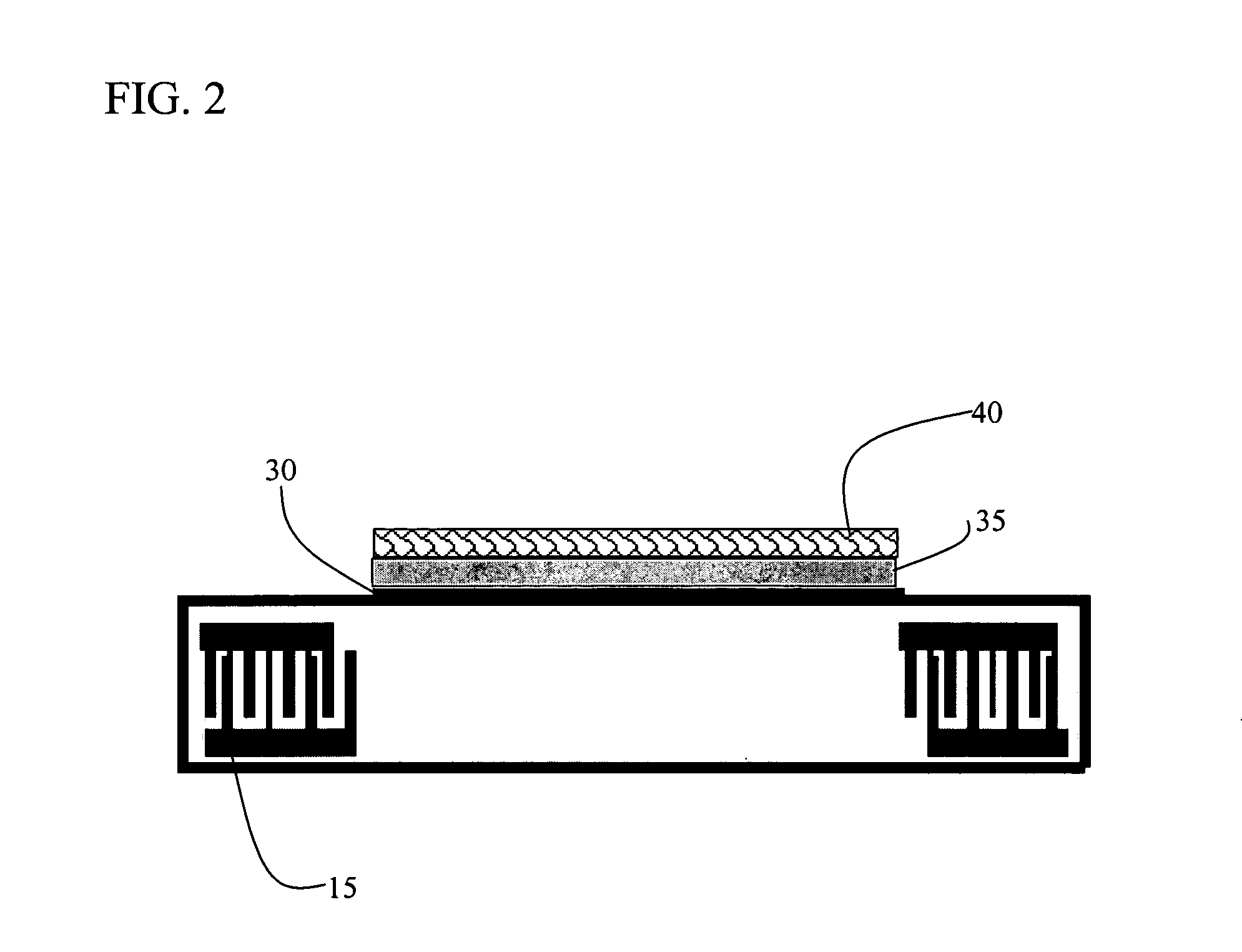 Surface acoustic wave hydrogen sensor