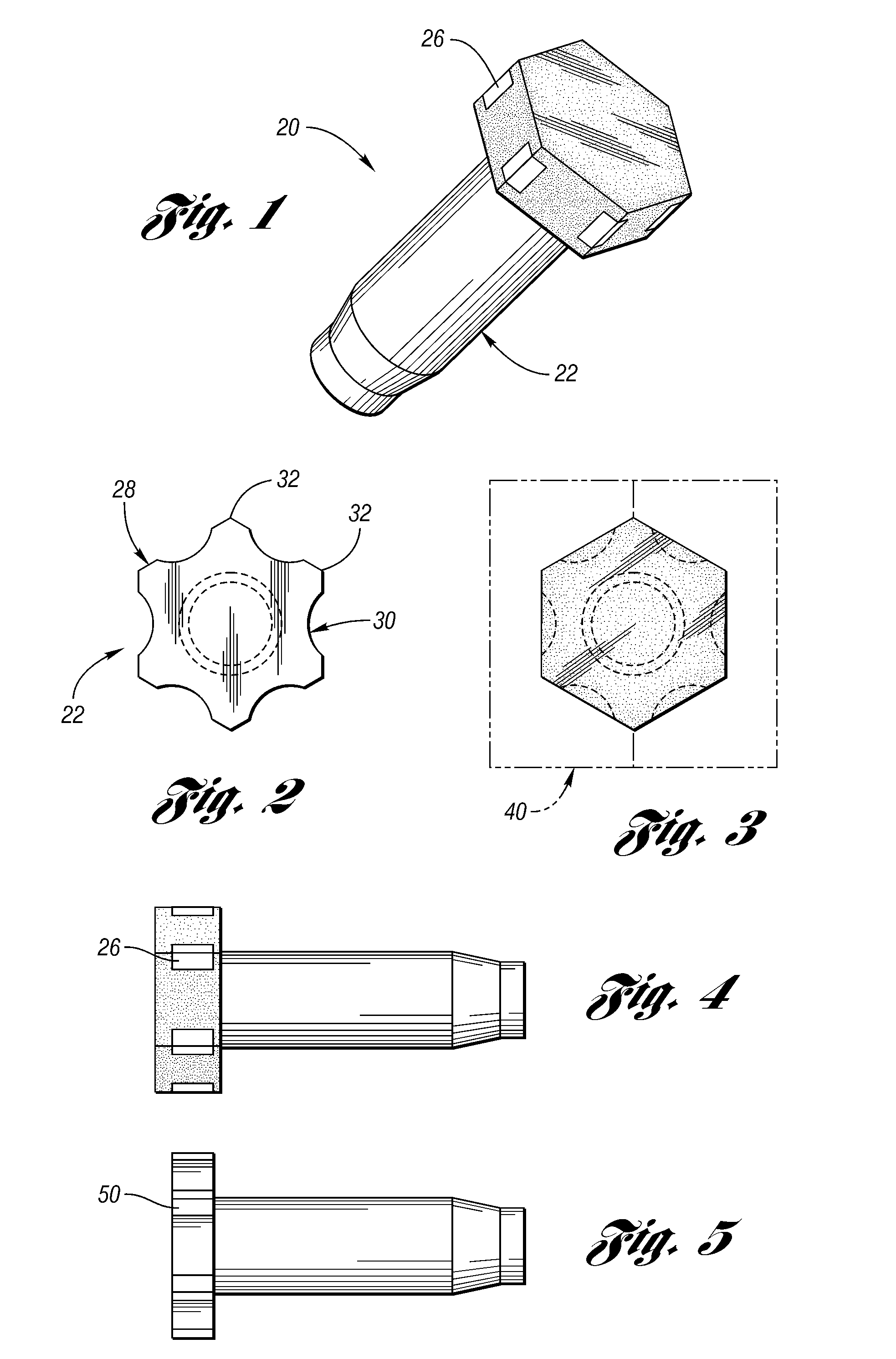 Plastic overmolded screw