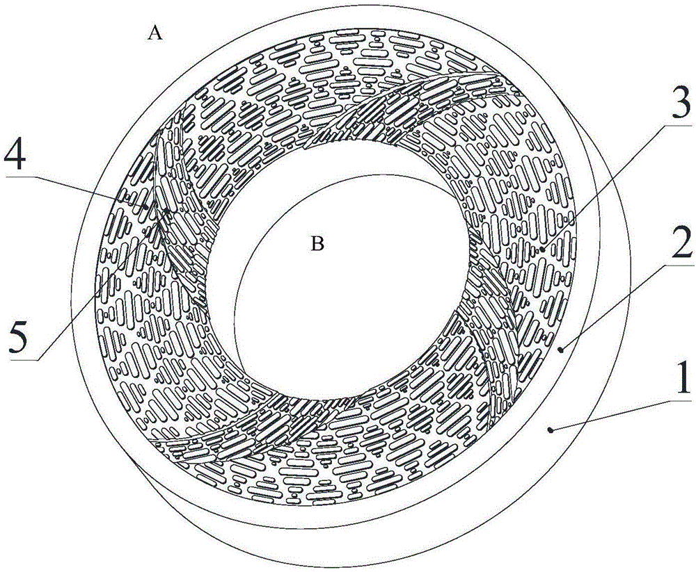 End-surface mechanical seal structure with sharkskin-imitated surface three-dimensional shape