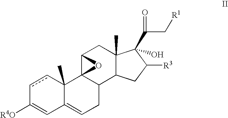 Method for the preparation of 6-α fluoro corticosteroids