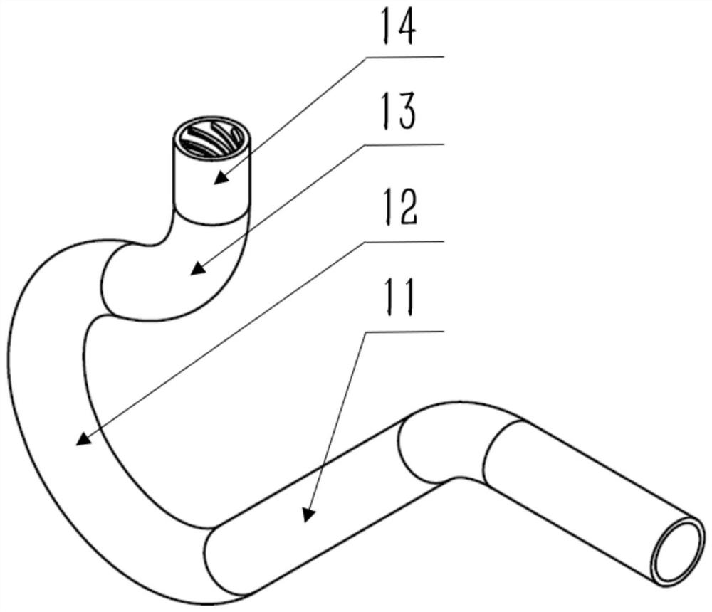 A liquid inlet device for a shunt body and its method and application