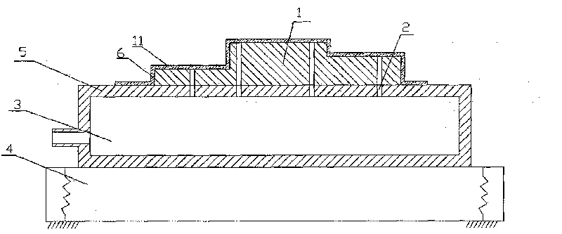 Vacuum sealed molding casting method production process for front bridge and rear bridge of automobile