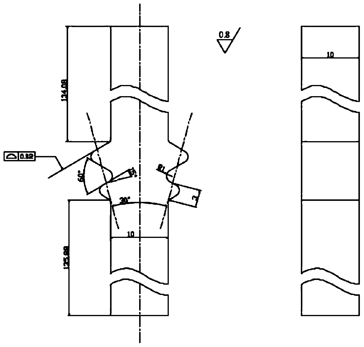 High-temperature structure dangerous point stress-strain calculation method