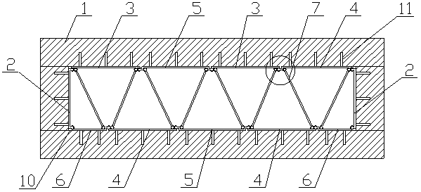 Aluminum-wood combined suit door and installation method thereof