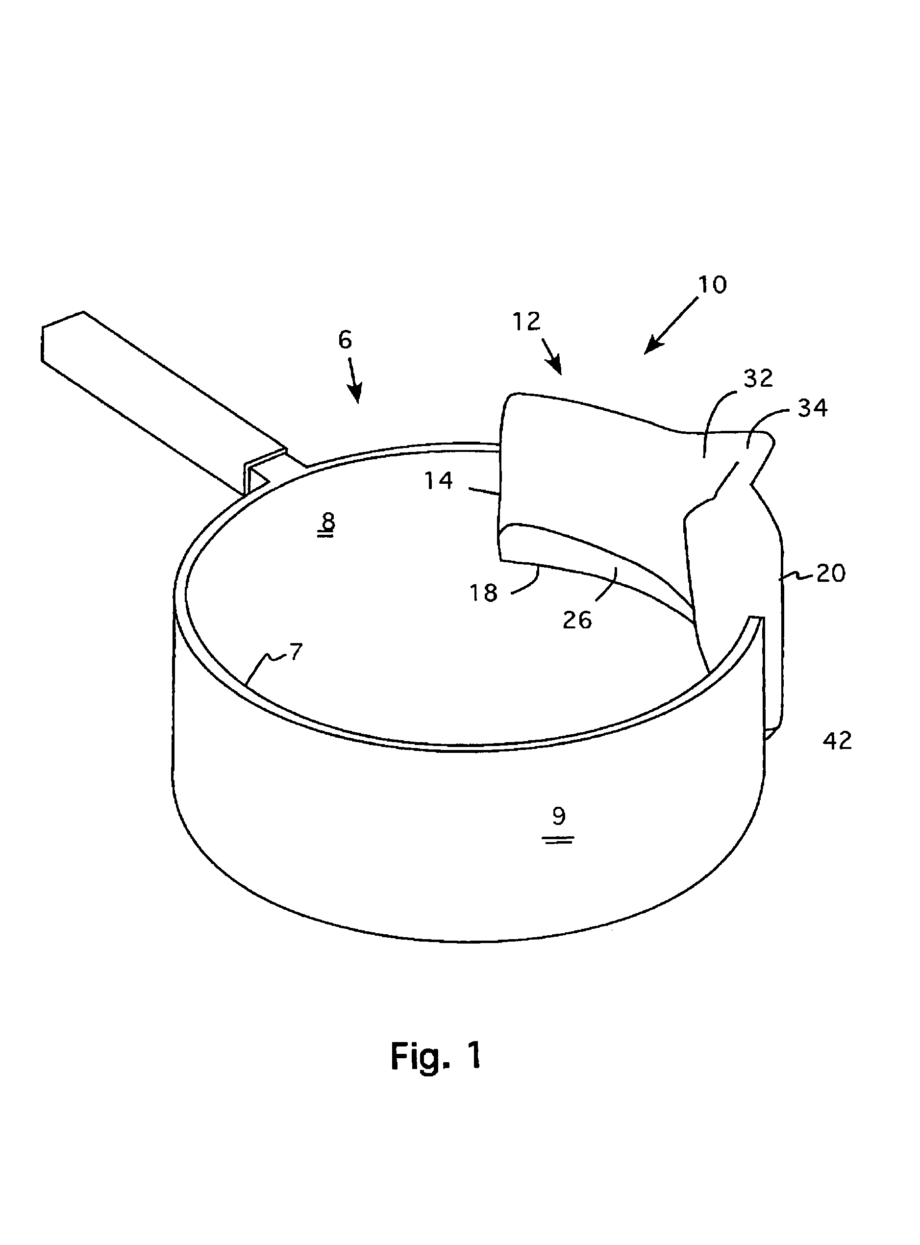 Removable pour spout