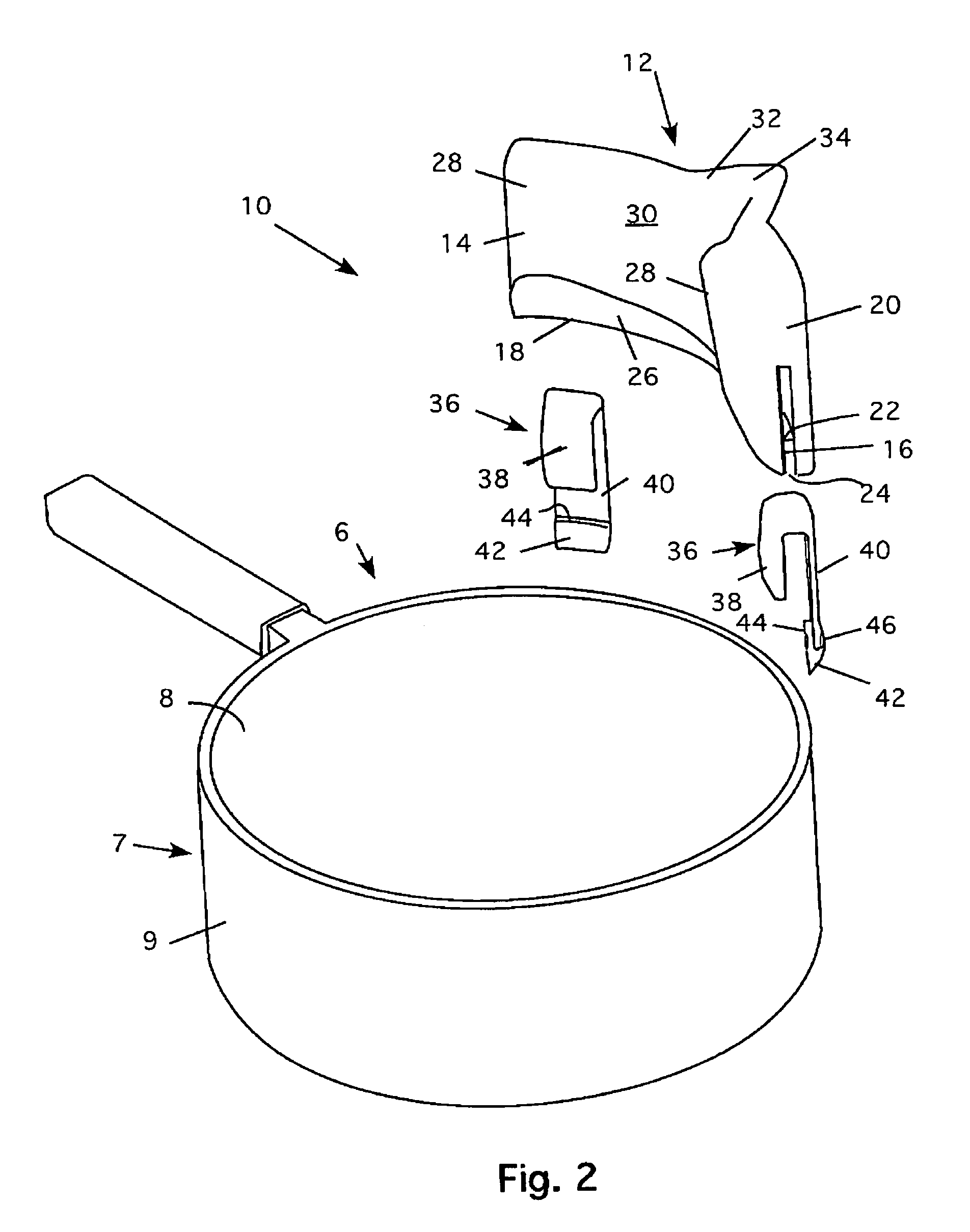 Removable pour spout