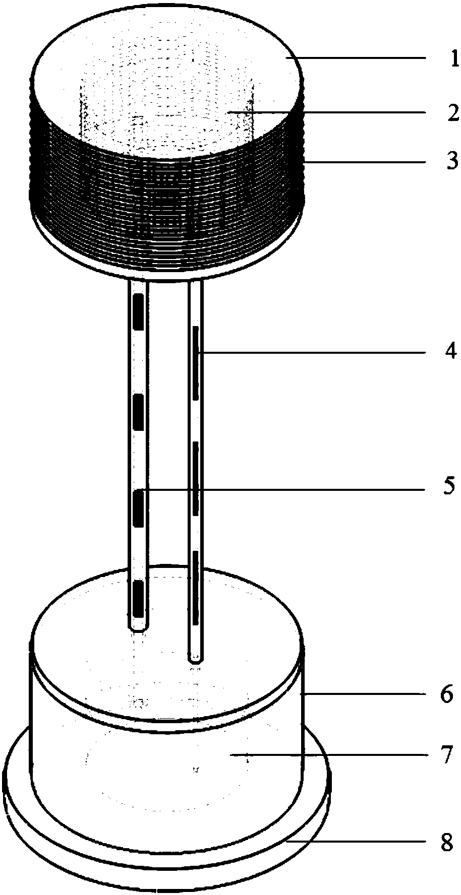 Circulating heat dissipation device for tailpipe nozzle