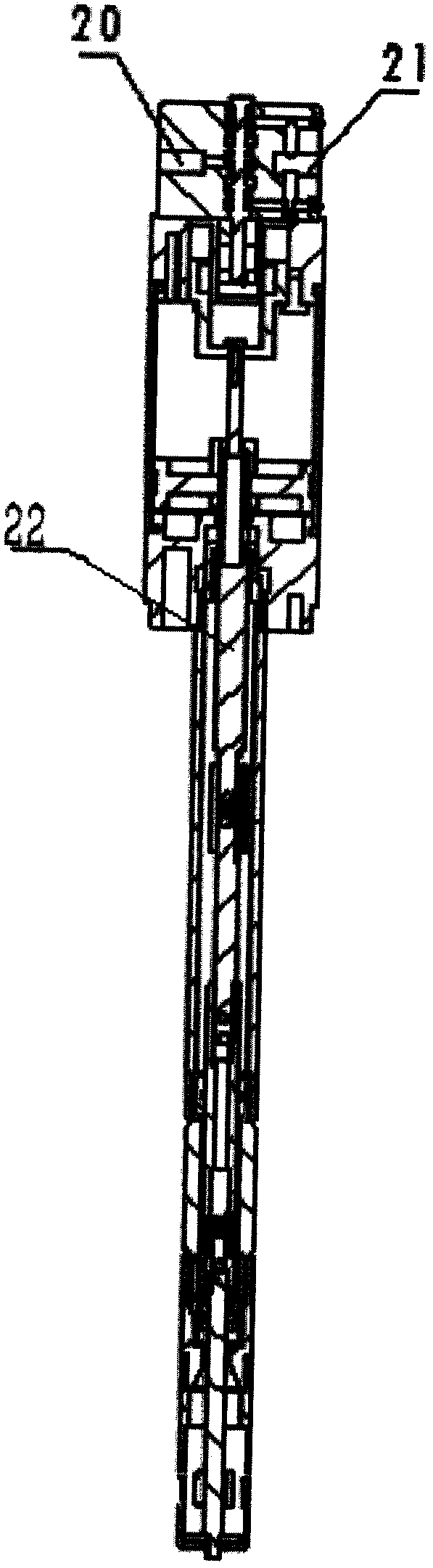 Permanent magnetic pole pneumatic reversing device