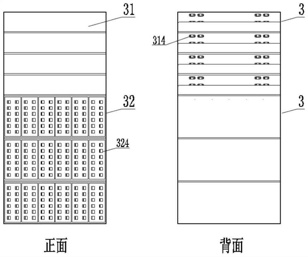 Optical cross-connect device for metro backbone transport network