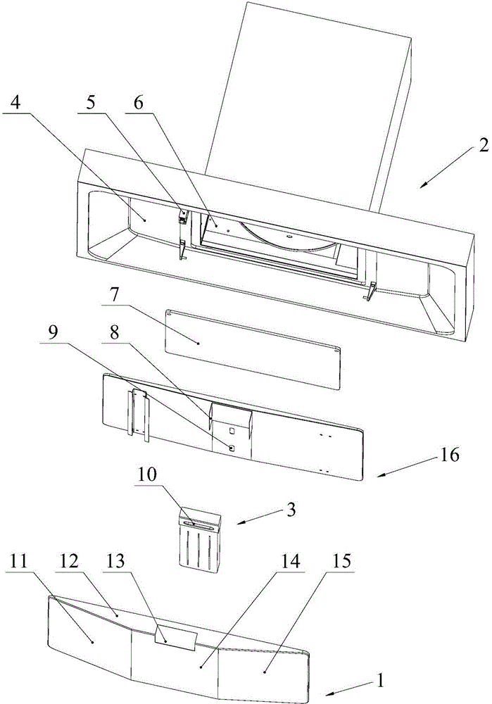 Ceiling type range hood