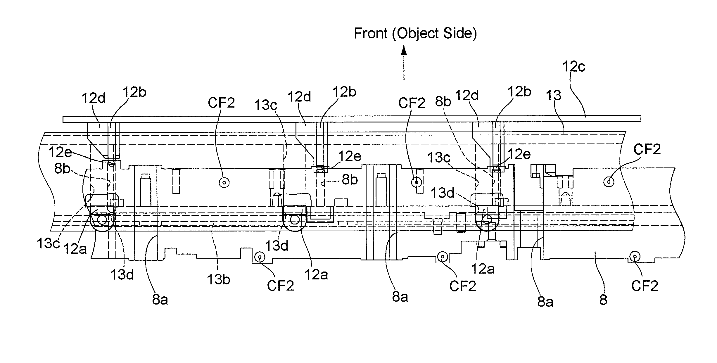 Linear guide mechanism of lens barrel