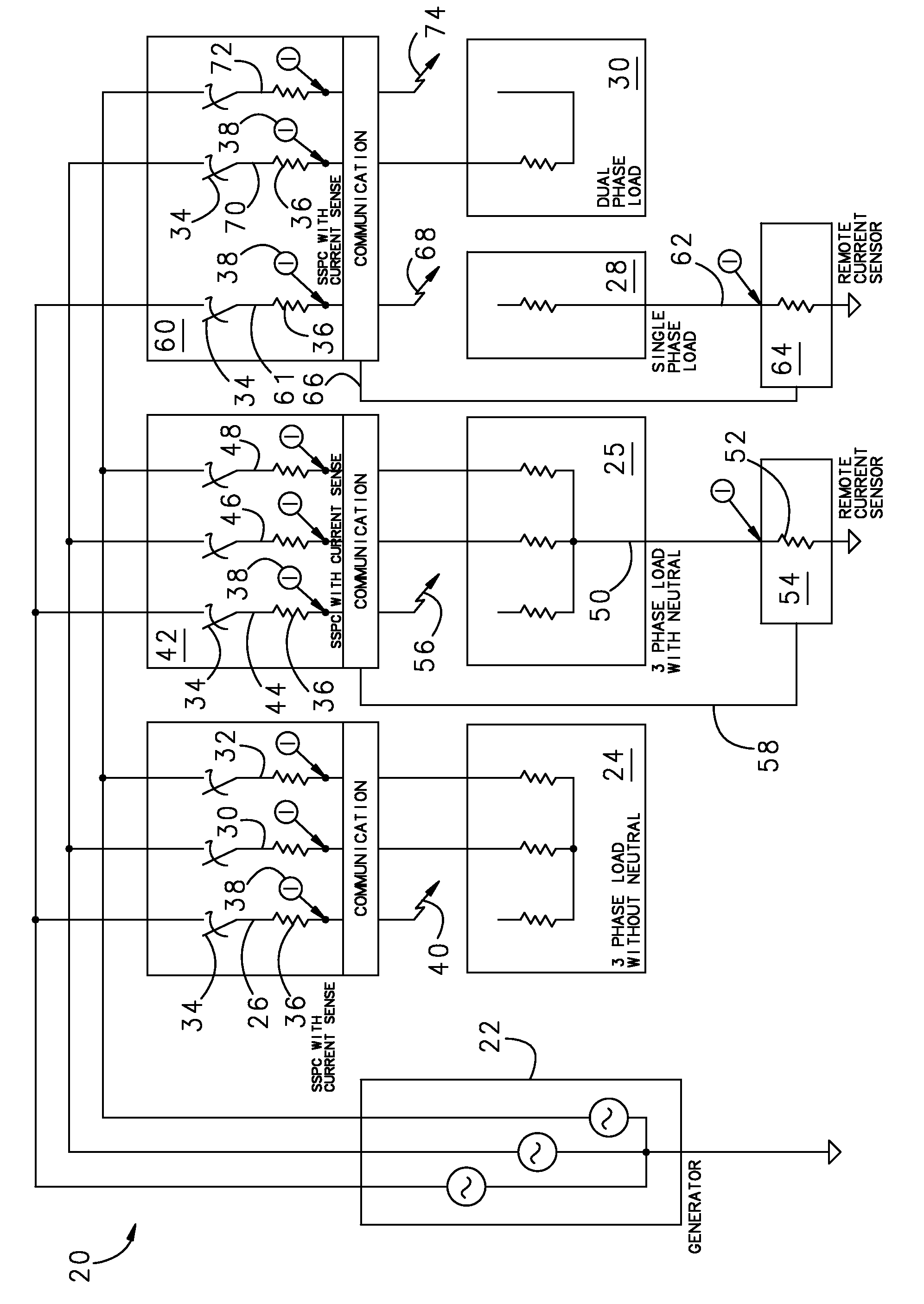 Ground fault interrupts for solid state power controllers