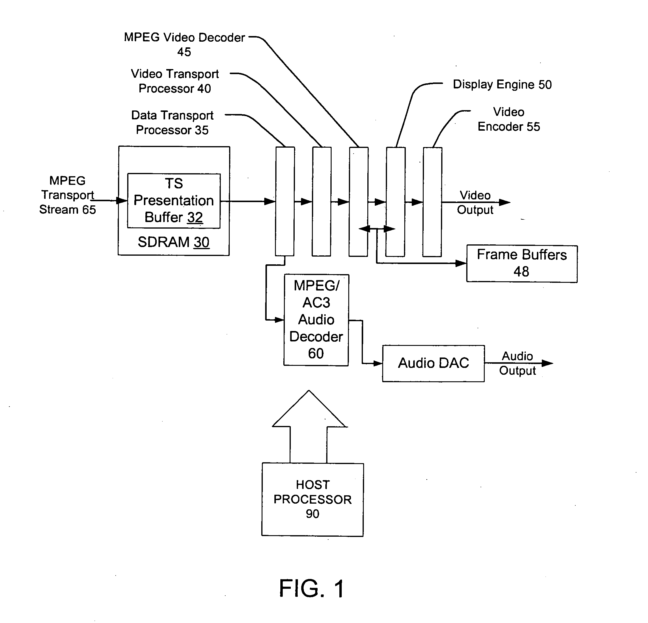 Pixel reordering and selection logic prior to buffering