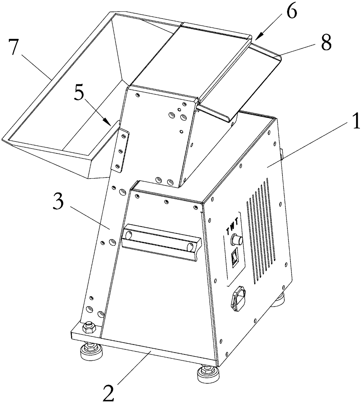 Efficient conveying mechanism for large shaft workpieces